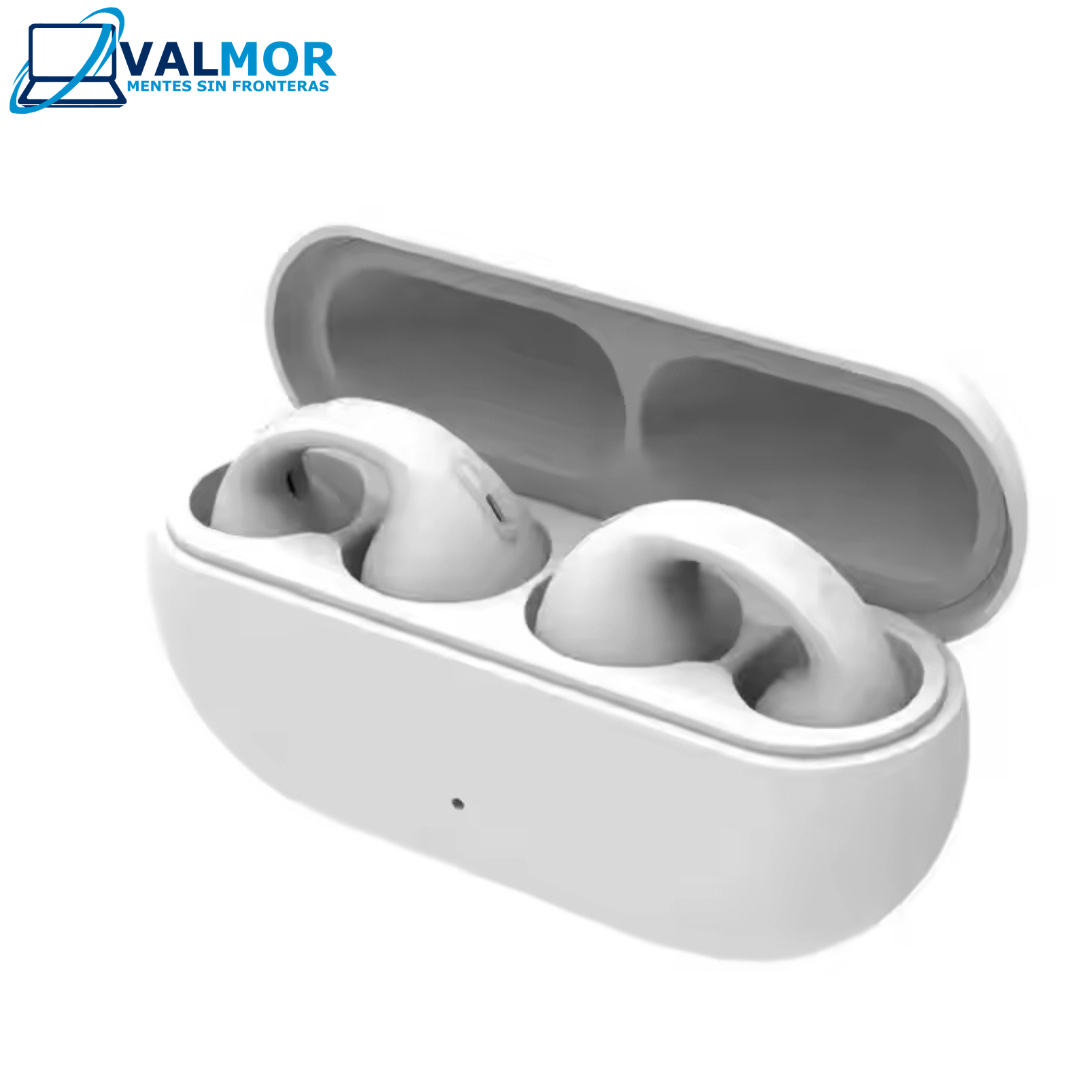 Auriculares inalámbricos con clip abierto, batería de larga duración